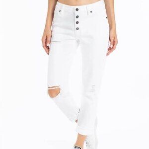 KanCan Jeans Sharon-Calyer Mid-Rise Distressed Ripped Skinny Jeans - NWT